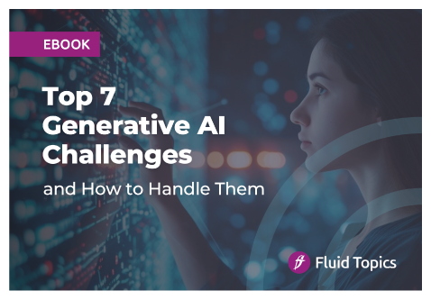 Cover of the ebook "Top 7 Generative AI Challenges".