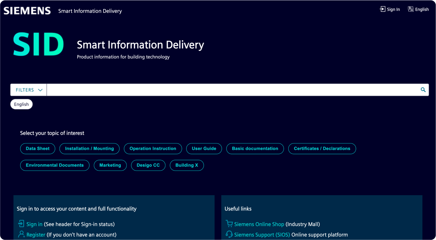 Siemens Documentation Portal