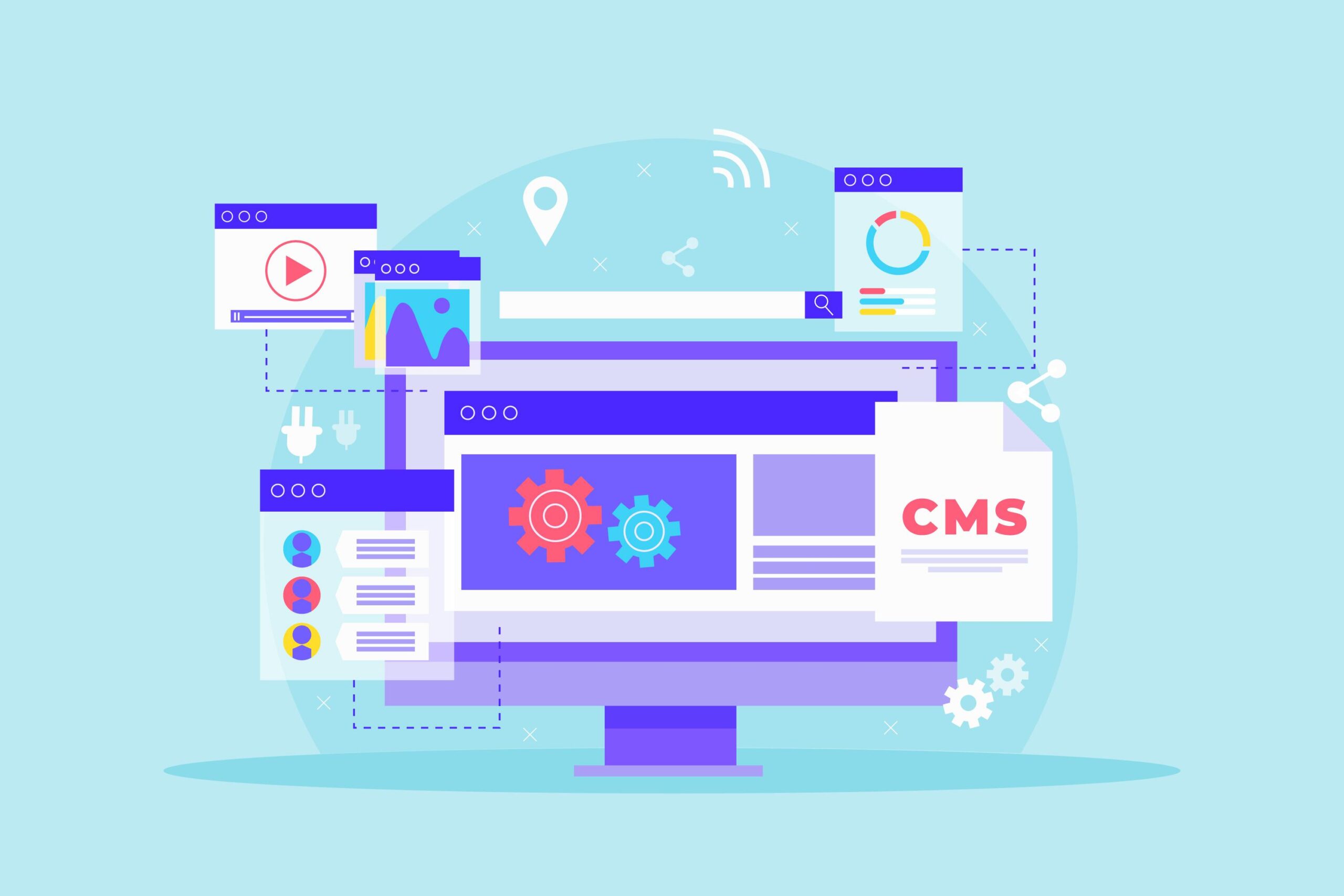 CMS content and development.