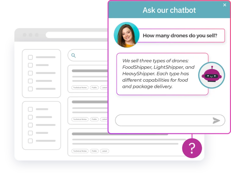 AI chatbot search.