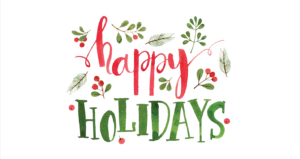 Christmas Happy Holidays.