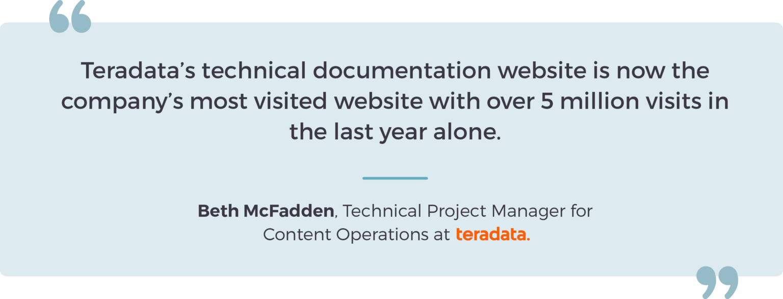 Teradata documentation quote.