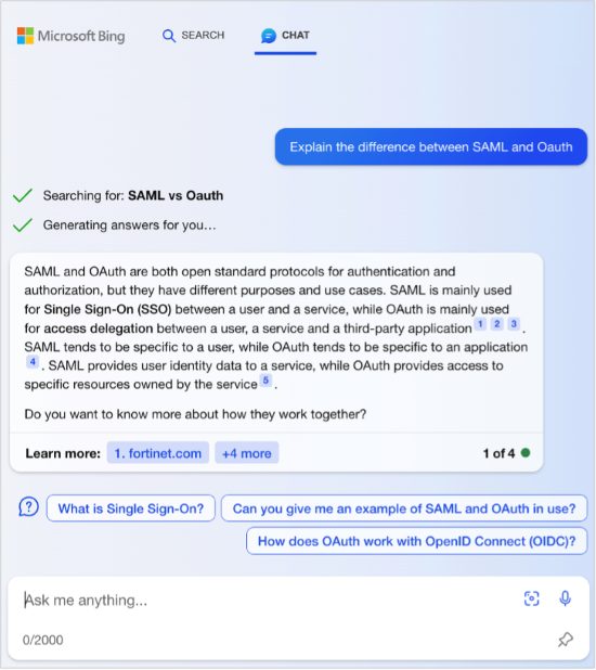 bing chat.