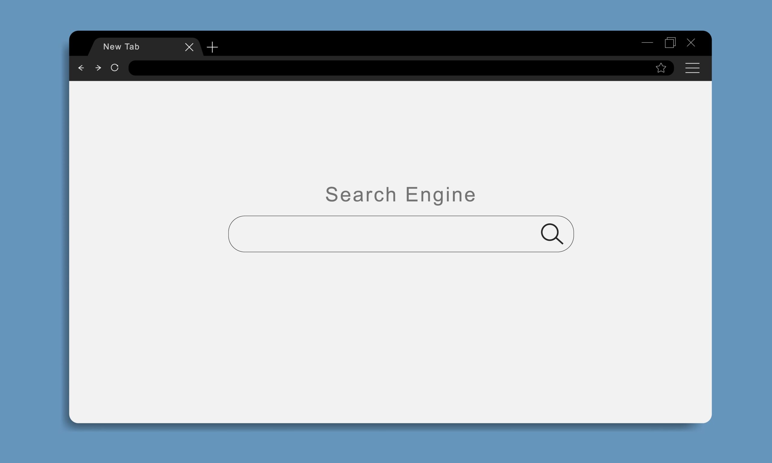 Search Engine Mockup.