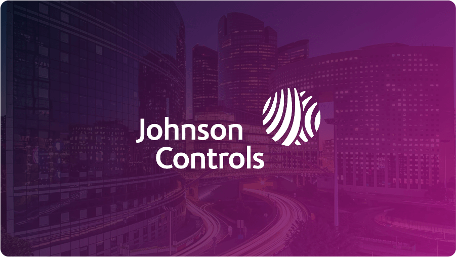 Case study cover for Johnson Controls.