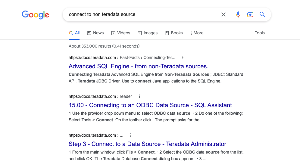 Teradata SEO.
