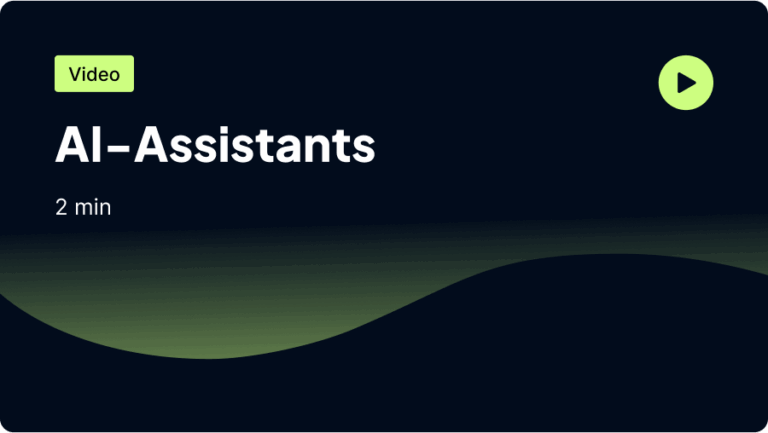 A video titled "AI-driven customer experience" with a duration of 2 minutes.