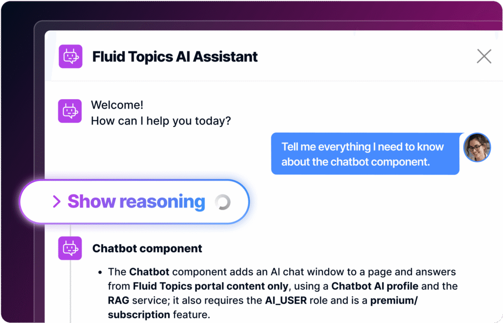 Agentic AI | Fluid Topics AI