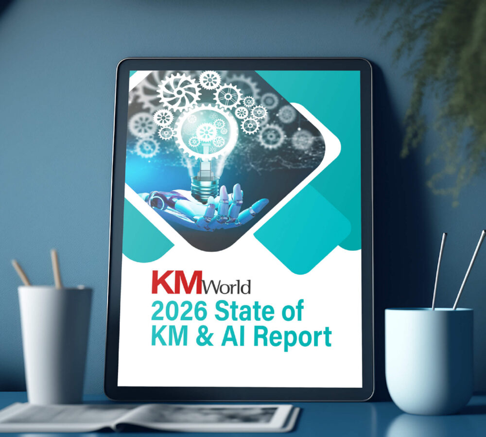 Cover of KMWorld Report AI