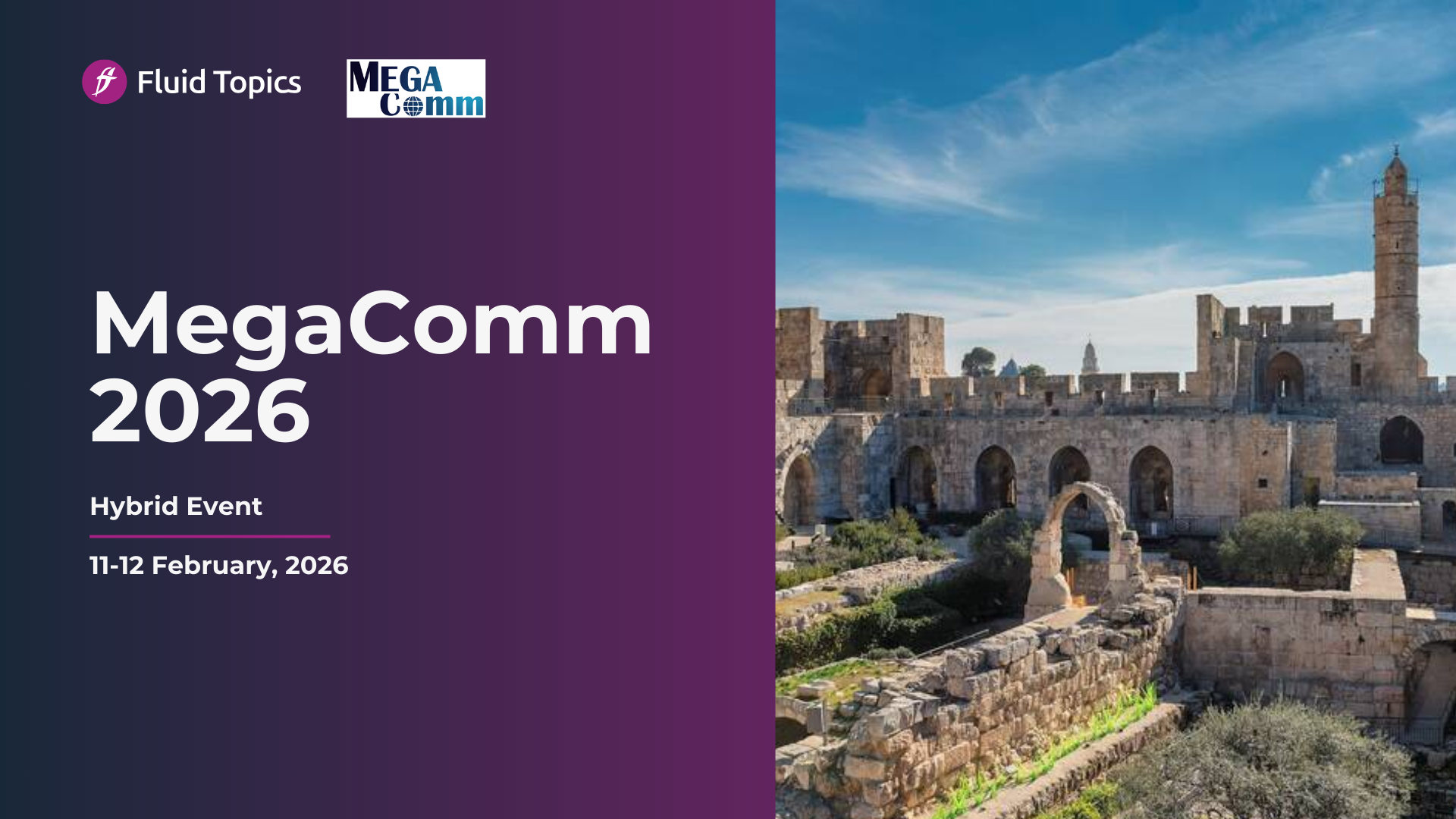 Image of the Megacomm Conference Event invitation
