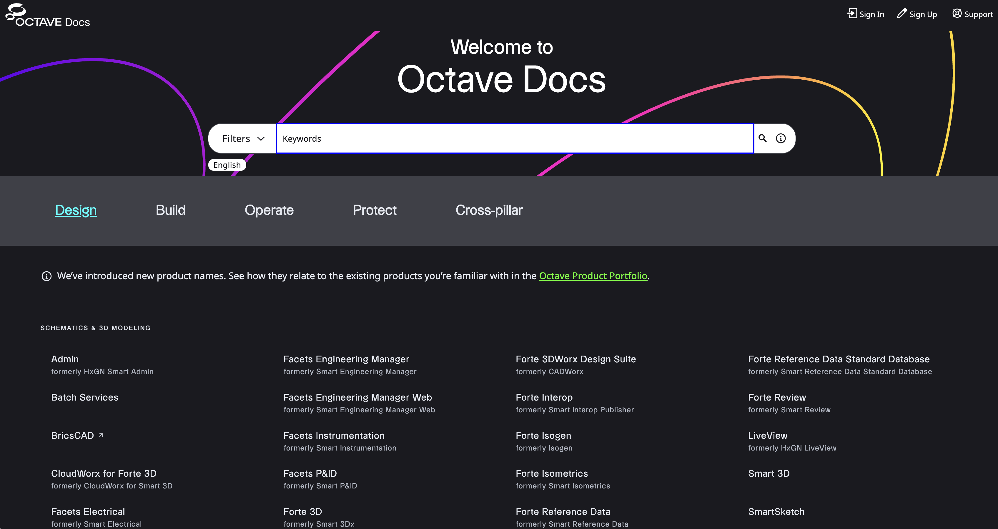 Hexagon Octave Documentation Portal Homepage