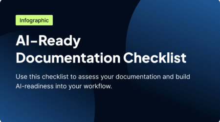 Banner with the title "AI-Ready Documentation Checklist".