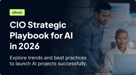 Two people on work laptop with eBook title overlay.