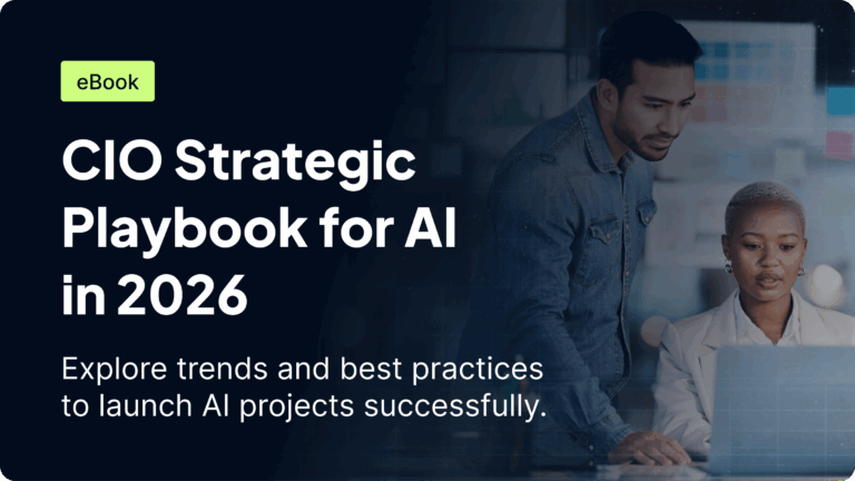 Two people on work laptop with eBook title overlay.